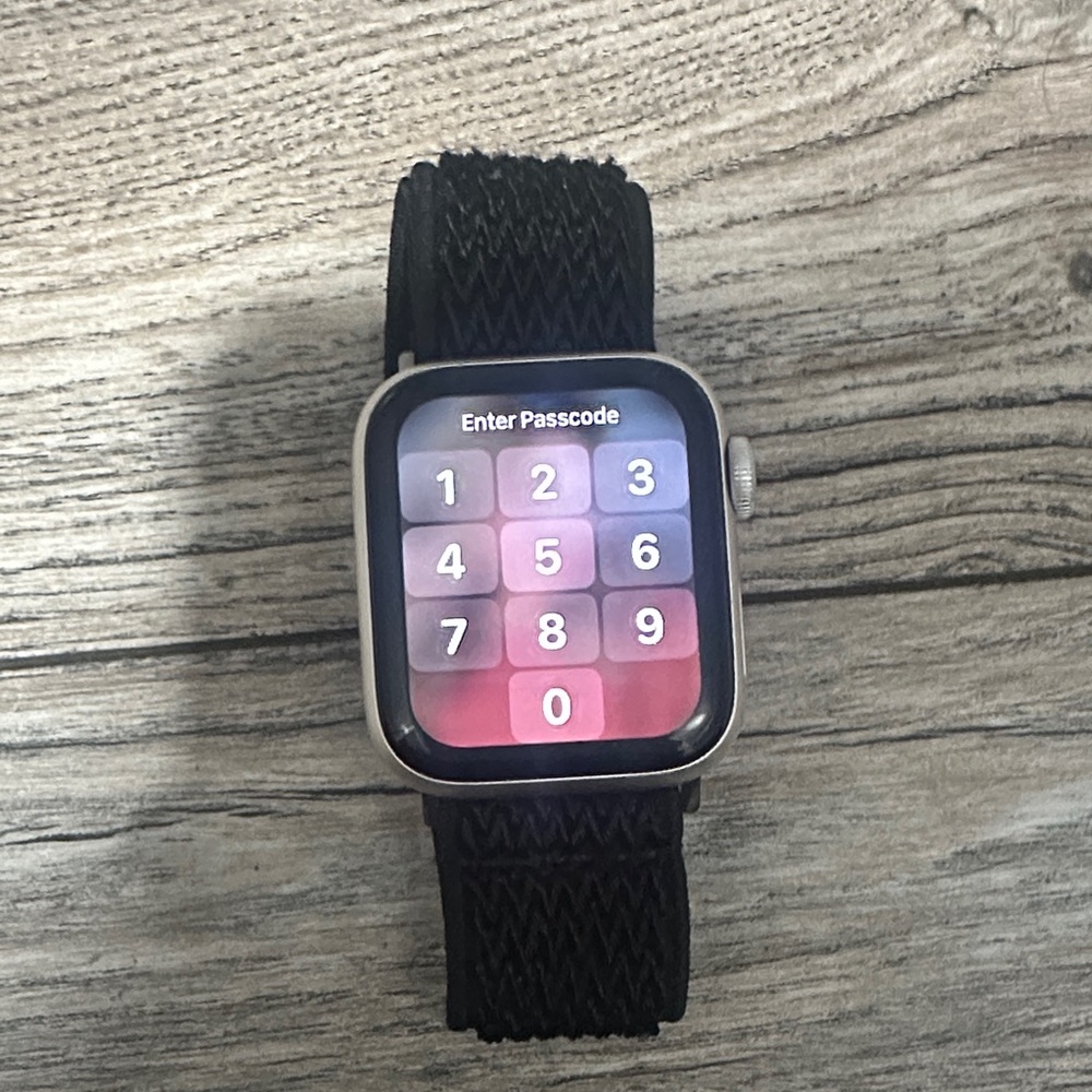 Apple Smartwatch with Black Band